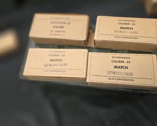 45 match ammo