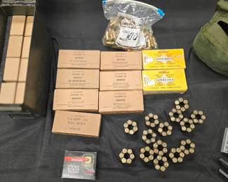 45 ammo and a whole bag of loaded moon clips