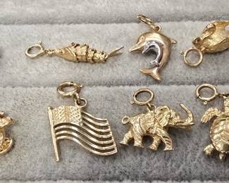 Gold Charms