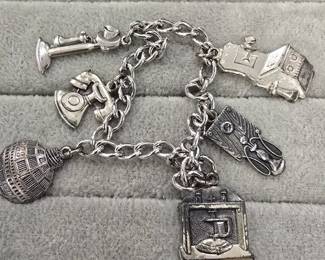 Sterling Silver Charm Bracelet