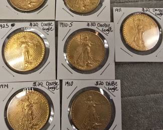 Gold Double Eagle Coins