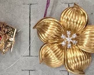 Gold Brooches