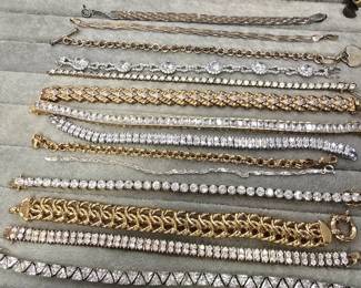 Sterling Silver Tennis Bracelets