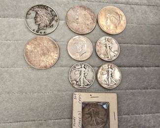 Peace, Morgans, and walking liberty's