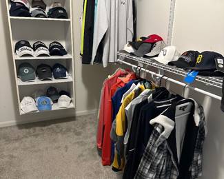Many ball caps, men's clothes ( XL-XXL)