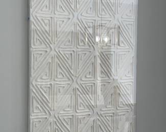 Textured wall art