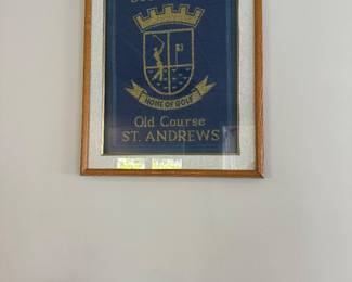 Framed St Andrews towel