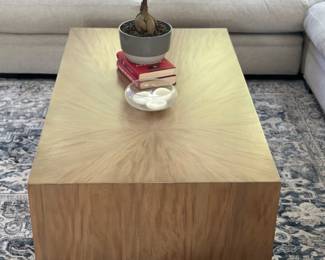 Rectangular coffee table