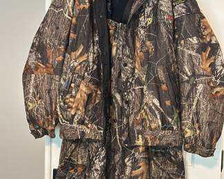Hunting jacket, hunting overalls