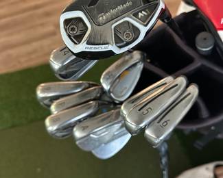 TaylorMade M1 Rescue Hybrid: $60–80 * Callaway irons (per club): $25–40 each * Complete Callaway iron set