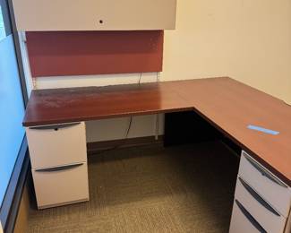 Lots of cubical desks. We have unhooked