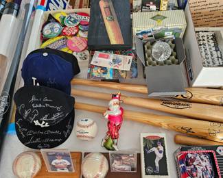 Autographed bats, photos, magazines, programs & MORE