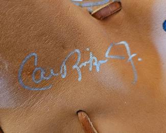 Cal Ripken Jr. autographed glove.