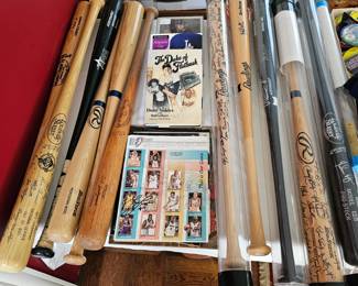 Autographed bats, photos, magazines, programs & MORE