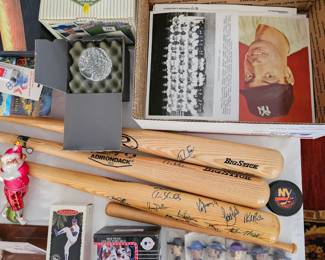 Autographed bats, photos, magazines, programs & MORE