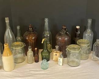Vintage Bottle Collection