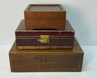 Three Small Boxes