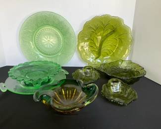Decorative Green Glass