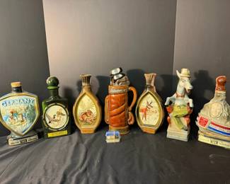 Empty Whiskey Decanters