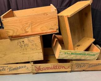 Vintage Wooden Crates