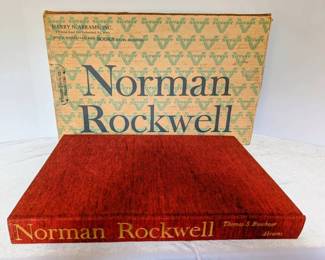 1970 Norman Rockwell Oversized Cloth Covered Hardback Book