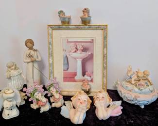 Vintage Cherubs  Angel Figurines