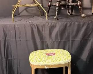 Vintage Piano Stool  More