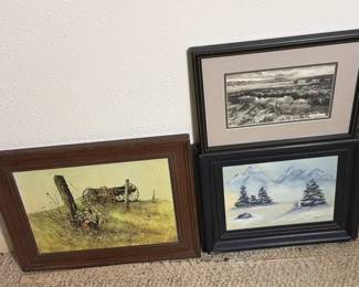 Vntage Lithograph Print By Artist Rudy Nappi  More