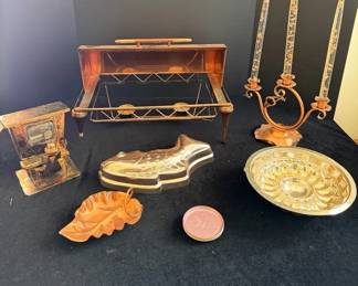 Copper Candelabra, Leaf  More