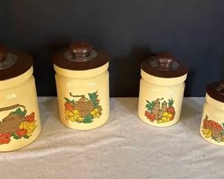 Vintage Kromer Aluminum Canisters