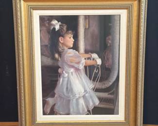 Large 1989 Windsor Art Young Olivia