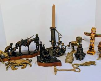 Vintage Metalware  Eclectic Assortment Of Collectibles