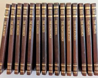 15 Old West Books By RimeLife, Leather Hardcover