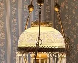 010 Antique Victorian Parlor Light