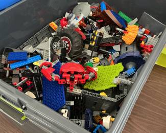 Large tub of Legos