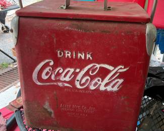Vintage Coke cooler