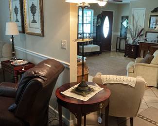 We are using every square inch of floor space for all of the beautiful things we have in the sale!