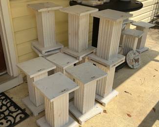 We have about a dozen of these cute wood columns