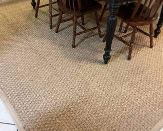 8’x10 seagrass rug… excellent condition