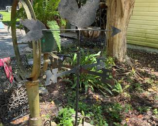 If you look close, there’s a metal rooster, Weathervane in this picture.