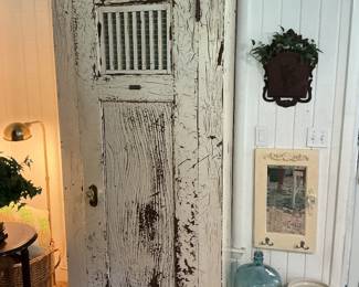 GREAT PIECE!!! Vintage heart pine cabinet from one of the old schools in Worth County.. very, very heavy. 