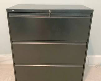 The Black Lateral File Cabinet