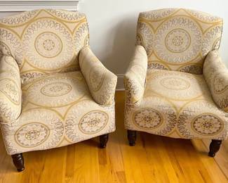 Pier 1 Imports Frankie Gold Suzani Armchairs