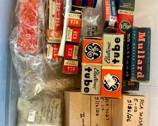 Amplifier  Tubes - assorted - all tested and working