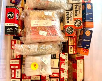 Tubes - assorted - all tested and working