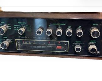 $2000  -  C32 Preamp w/ Split Leg McIntosh Case - $2000 The McIntosh C32 is one of the most feature-rich vintage solid-state preamplifiers McIntosh ever built. Produced from 1977 to 1982, it was designed to be the control center of a high-end audio system and remains highly regarded for its excellent phono stage, flexible signal routing, and classic McIntosh styling.  Highlights • Solid-state stereo preamplifier • Manufactured 1977–1982 • Original retail price: $1,649 • Weight: 27 lb (12.2 kg)