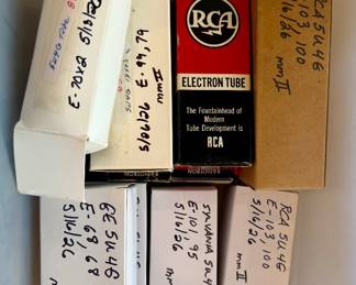 Amplifier Tubes - assorted - all tested and working