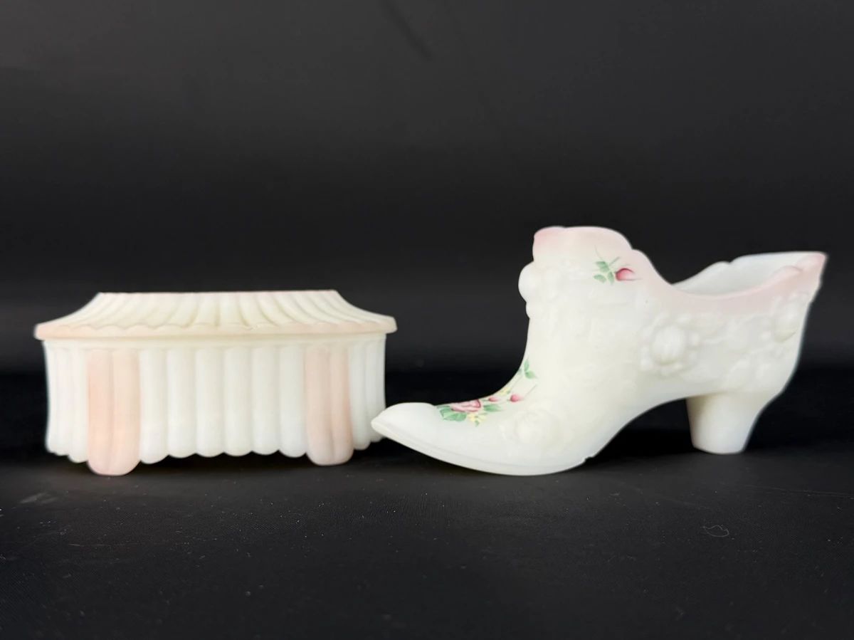 Fenton Trinket Dish and Slipper