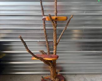 Handcrafted Wood Tree Stand