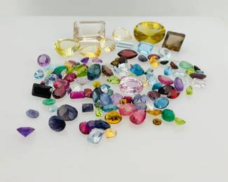Mixed Faceted Gemstones